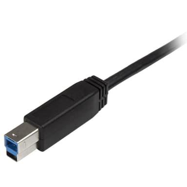 StarTech.com USB315CB2M, 2 m, USB C, USB B, USB 3.2 Gen 1 (3.1 Gen 1), Hane/Hane, Svart