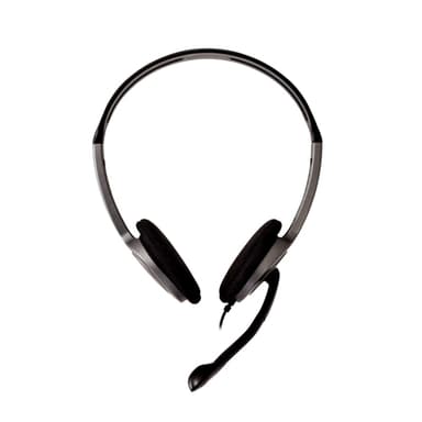 V7 HA212-2EP, Kabel, Samtal/musik, 20 - 20000 hz, 72,5 g, Headset, Svart, Silver