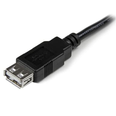 StarTech.com 15 cm USB 2.0-förlängningsadapterkabel A till A - M/F, 0,152 m, U