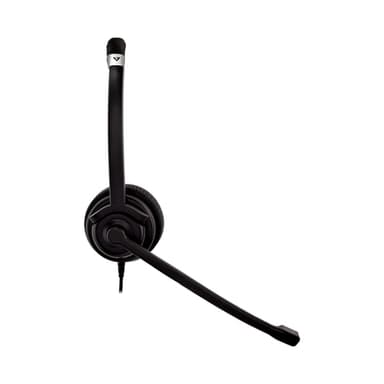 V7 HU411, Kabel, Kontor/callcenter, 31,5 - 20000 hz, 89 g, Headset, Svart