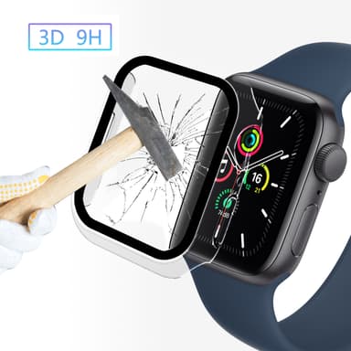 Älykellokotelo näytönsuojalla Läpinäkyvä 45 mm Apple Watch 7/8