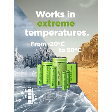 ReCyko Laddningsbara AA-batterier 2100mAh 4-p