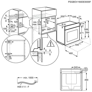 Electrolux uuni EOP721X