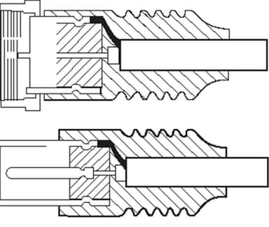 SAT/antenn-adapterkabel (<70 dB), dubbelskärmad