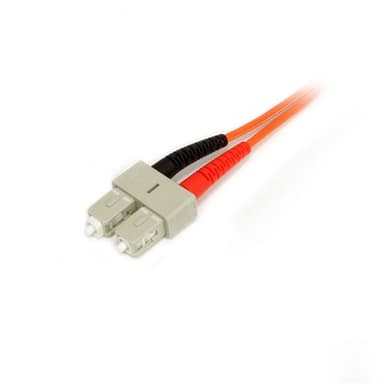 StarTech.com 2 m 50/125 multiläges Duplex-fiberpatchkabel LC - SC, 2 m, OM2, LC, SC