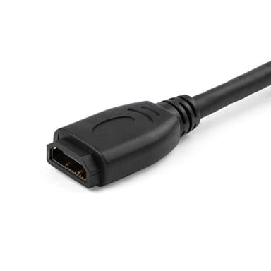 StarTech.com Höghastighets portsparande HDMI-kabel - 4K 60 Hz - 15 cm, 0,152 m,
