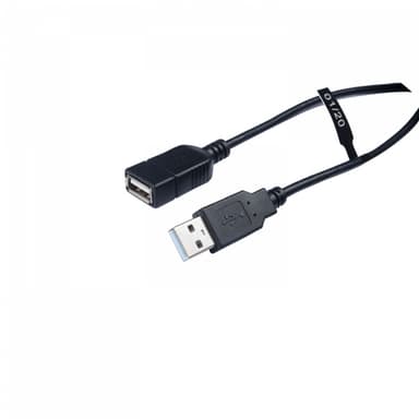 V7 V7E2USB2EXT-1.8M, 1,8 m, USB A, USB A, USB 2.0, Hane/Hona, Svart