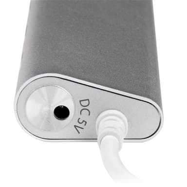 StarTech.com Kompakt USB 3.0-hubb med 7 portar och inbyggd kabel - 5Gbps, USB 3.
