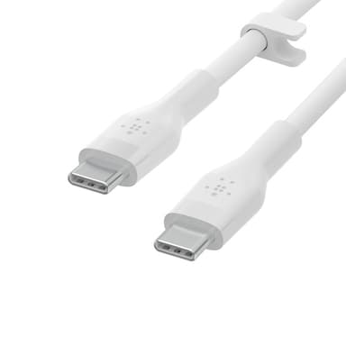 Belkin BOOST↑CHARGE Flex, 1 m, USB C, USB C, USB 2.0, Vit