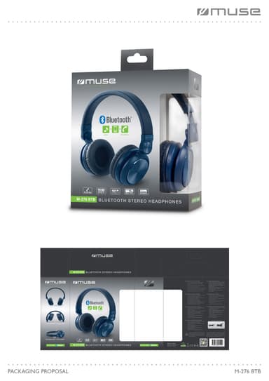 M-276 BT Headphones On-ear BT Black
