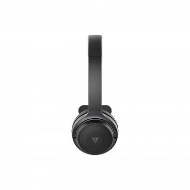 V7 HB605M, Headset, Handhållen, Kontor/callcenter, Svart, Grå, Mono, Svara på
