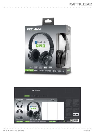 M-276 BT Headphones On-ear BT Black