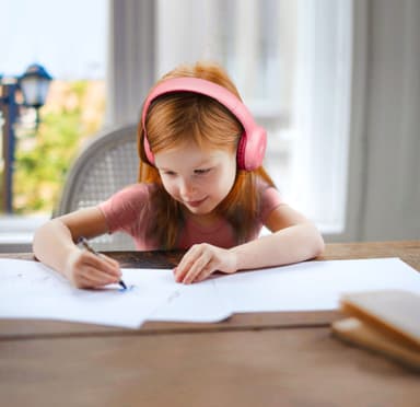 M-215 BTB kids headphone BT pink