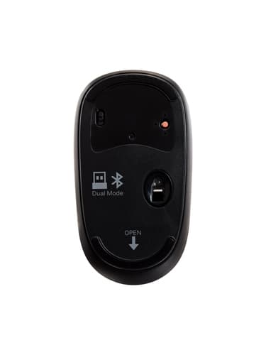 V7 MW550BT, Ambidextrous, Bluetooth, 1600 DPI, Svart