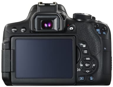Canon EOS 750D järjestelmäkamera + 18-55mm DC + Irista