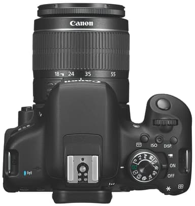 Canon EOS 750D järjestelmäkamera + 18-55mm DC + Irista