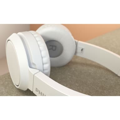 Korviin kiinnitettävät Bluetooth-kuulokkeet Valkoiset