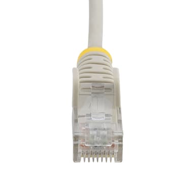 StarTech.com 0,5 m CAT6-kabel - Tunn - Ej hakfria RJ45-kontakter - Grå, 0,5 m,