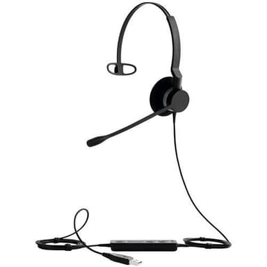 Jabra Biz 2300 USB Microsoft Lync Mono, Headset, Huvudband, Kontor/callcenter, S