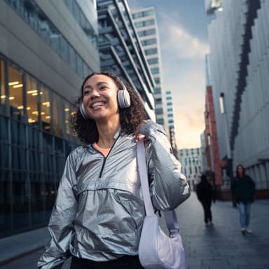 Korviin kiinnitettävät Bluetooth-kuulokkeet Valkoiset