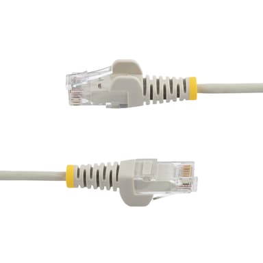 StarTech.com 0,5 m CAT6-kabel - Tunn - Ej hakfria RJ45-kontakter - Grå, 0,5 m,