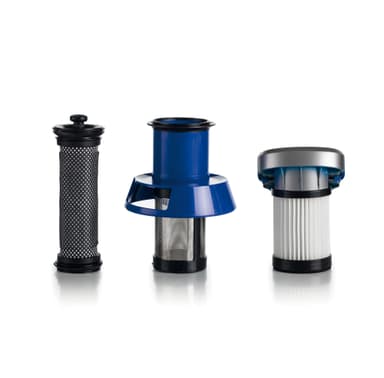 Stick Vacuum Blue brushed