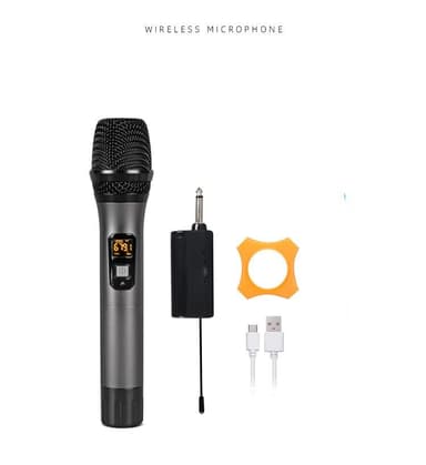 Langaton mikrofoni Bluetooth Reverb Android-porttikaapelilla Monivärinen