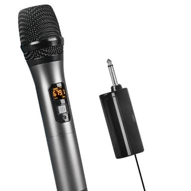 Langaton mikrofoni Bluetooth Reverb Android-porttikaapelilla Monivärinen