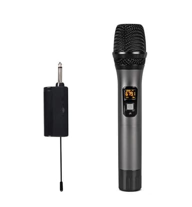 Langaton mikrofoni Bluetooth Reverb Android-porttikaapelilla Monivärinen