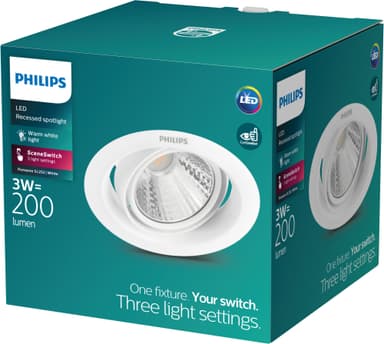 Philips Pomeron Ceiling valaisin 3 W