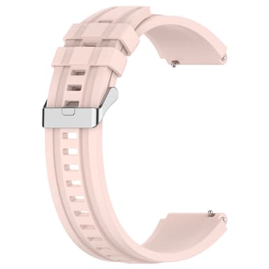 Silikoninen käsivarsinauha 22 mm Vaaleanpunainen