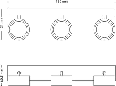 Philips Bracia spottivalaisin 16,5 W