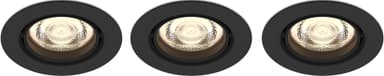 Philips Impala Ceiling valaisin 6 W 3 kpl (musta)
