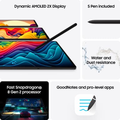 Samsung Galaxy Tab S9 WiFi tabletti 12/256GB (grafiitti)