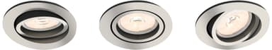 Philips Donegal Ceiling valaisin GU10 3 kpl (hopea)
