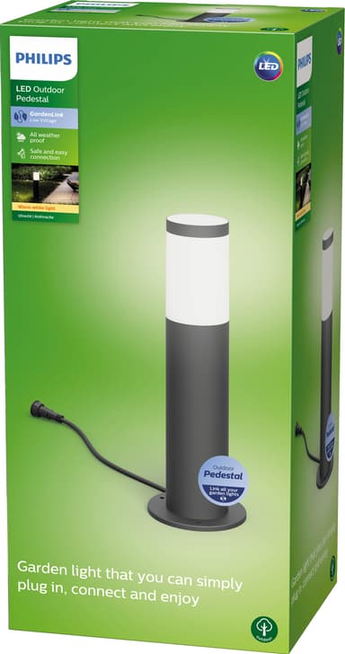 Philips GardenLink LV Utrecht Pedestal ulkovalaisin 6 W (lämmin)