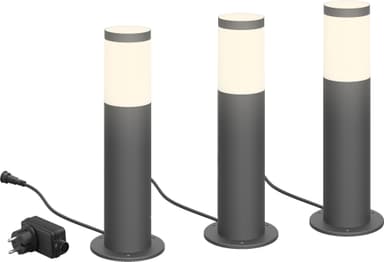 Philips GardenLink LV Utrecht Pedestal ulkovalaisinsarja 24 W (3 kpl)