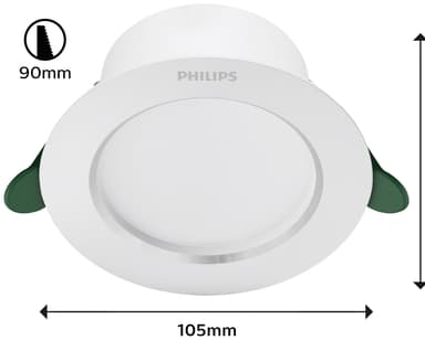 Philips Diamond Cut kattovalaisin 2 W (105 mm)