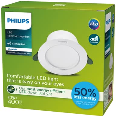 Philips Diamond Cut kattovalaisin 2 W (105 mm)