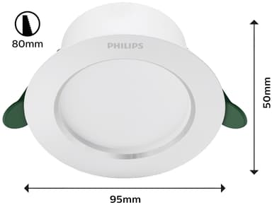 Philips Diamond Cut kattovalaisin 2 W (95 mm)