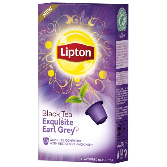 Lipton teekapselit - Black Tea Exquisite Earl Grey