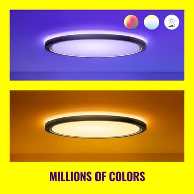 WiZ SuperSlim kattovalaisin 32 W RGB (musta)