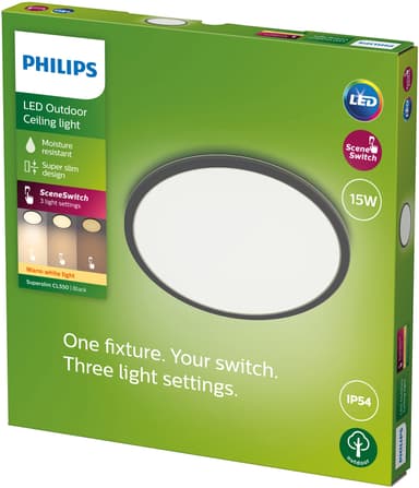 Philips SuperSlim ulkovalaisin 15 W