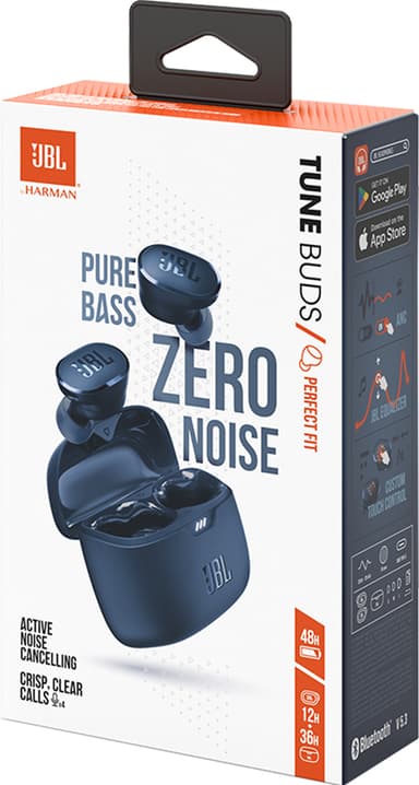 JBL Tune Buds täysin langattomat in-ear kuulokkeet (sininen)
