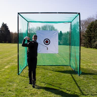 Golfharjoituskäytävä ja verkko