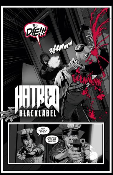 Hatred: Black Label - comic book - PC Windows,Mac OSX,Linux