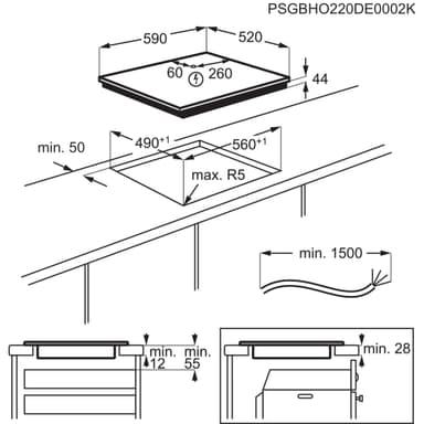 AEG Induktiotaso IAE64443FB (Musta)