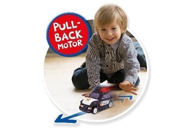 Mini Revellino Police Car pull back, Polisbil