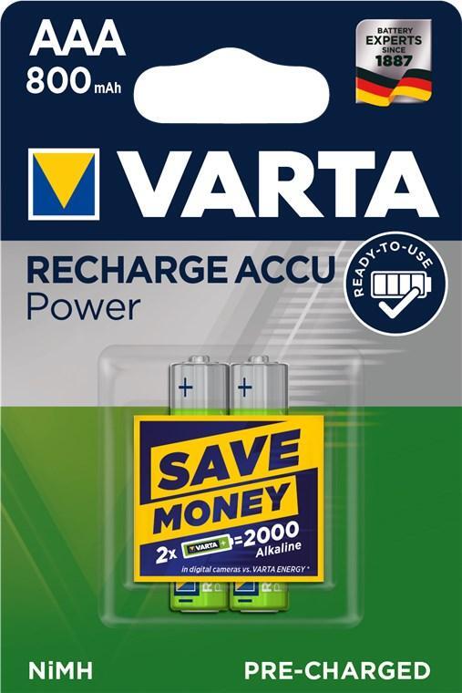 Varta AAA (mikro)/HR03 (56703) - 800 mAh