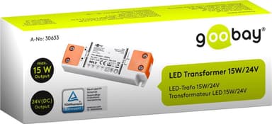 Goobay LED-muuntaja 24 V (DC)/15 W